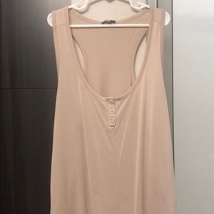 Light flowy tan tank top